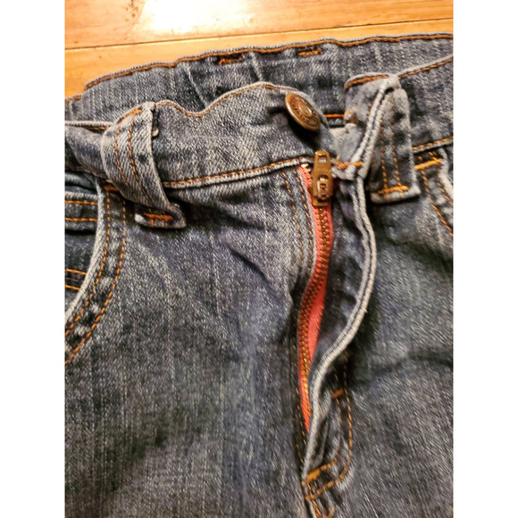 Wrangler Boys Size 12 Slim Straight Leg Jeans Blue Label Adjustable Waist - Picture 10 of 12